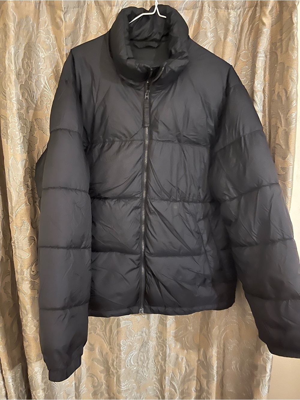 Hollister Black Quilted Puffer Jacket